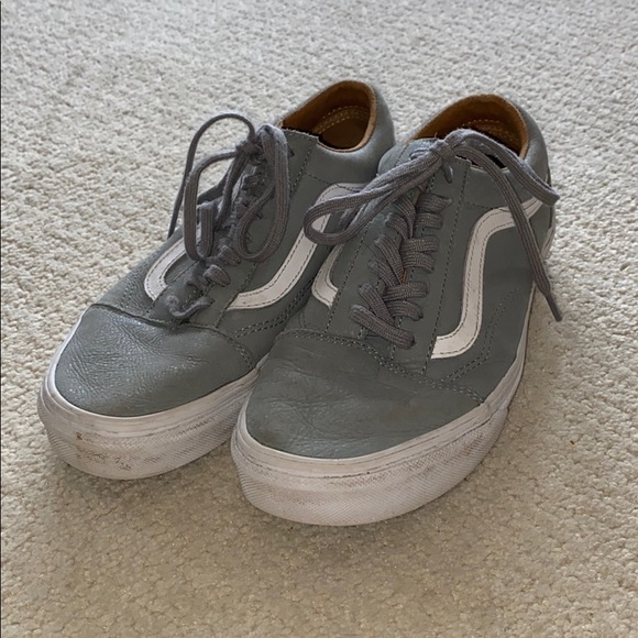 Size 8.5 womens grey vans. - Picture 1 of 6